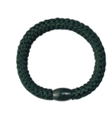 Hidzo Haarelastiekje - Elastiek & armband - Donker groen