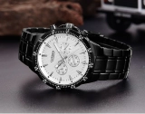 Hidzo Curren Black/White Horloge Voorkant